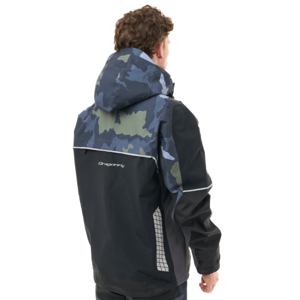 Dragonfly Куртка мембранная Quad Pro Man 2025 Green Camo - Black