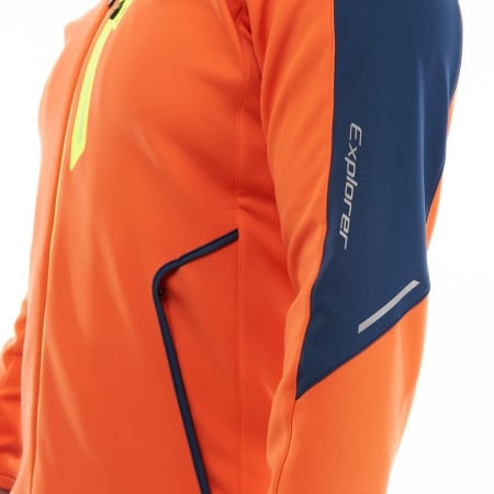 Dragonfly Куртка с капюшоном Explorer 2.0 Man Orange - Ocean 2024
