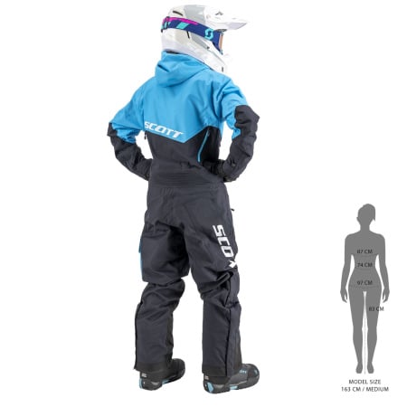 SCOTT Комбинезон женский Back-X Dryo black/breeze blue