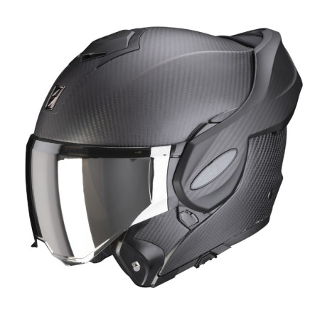 Scorpion Exo Мотошлем Exo-Tech Evo Carbon Solid Черный Матовый