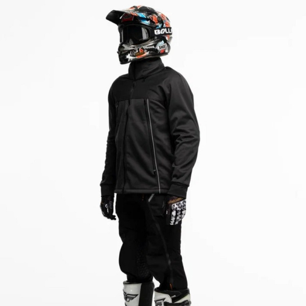 Kirasir Дождевик Анорак Черный