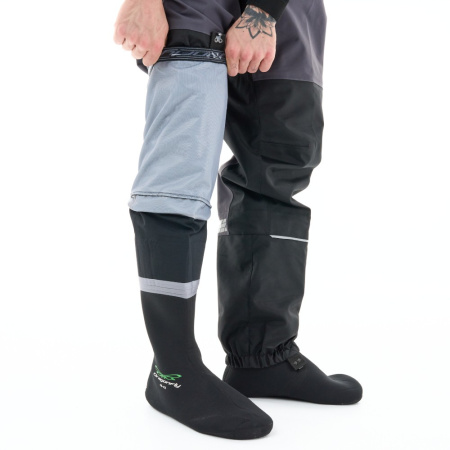 Dragonfly Вейдерсы мембранные Quad Pro 2025 Grey - Black