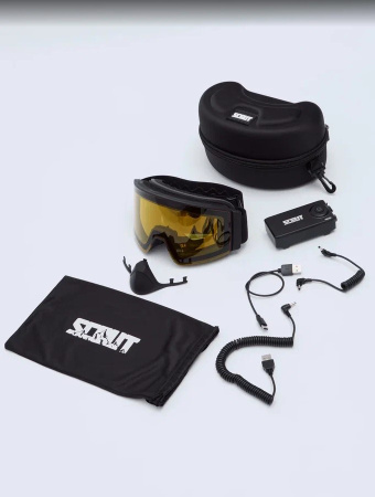 Scout Очки с подогревом Vision-X Heated Goggles Black, Yellow lens