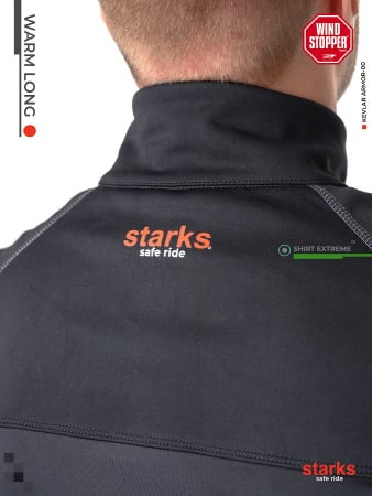 Starks Термокофта Warm Long Shirt Extreme мужская Черная