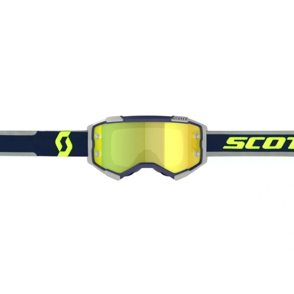 Scott Очки Fury blue/grey yellow chrome works