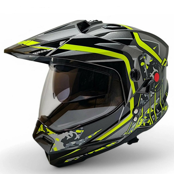 AiM Шлем JK802S Yellow/Grey/Black