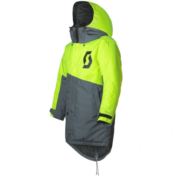 SCOTT Куртка Coat Warm-Up grey/neon yellow