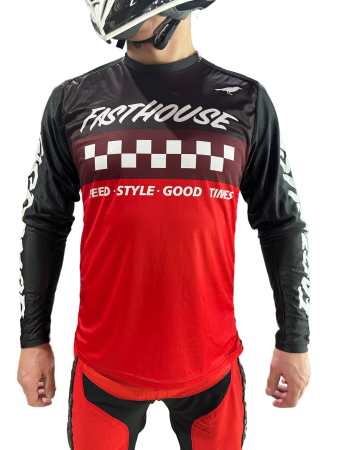 Fasthouse Джерси Grindhouse Red-Black