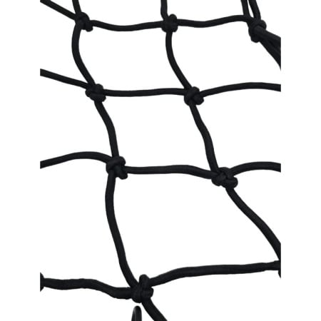 Motolike сетка на багажник 40*40 Черная Крючки пластик