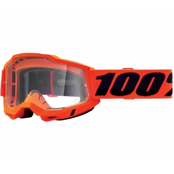 100% Очки Accuri 2 Goggle Neon/Orange/Clear Lens