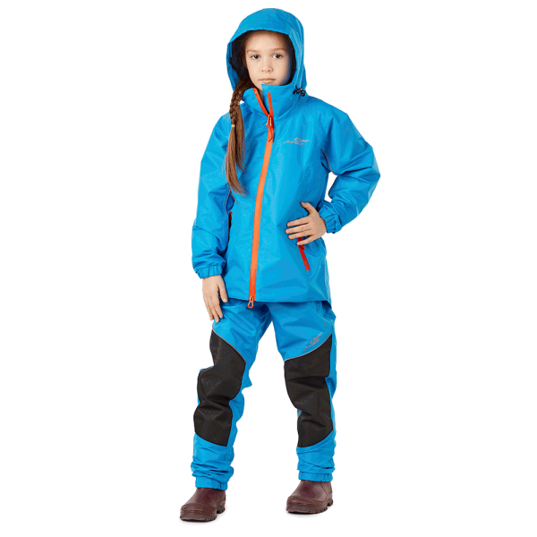 Dragonfly Дождевой детский комплект EVO Kids Blue (куртка,штаны)