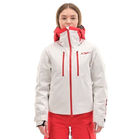 Dragonfly Куртка утепленная Gravity Premium WOMAN Gray-Red Fluo