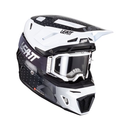 Leatt Мотошлем Moto 8.5 Kit Black/White (2024)