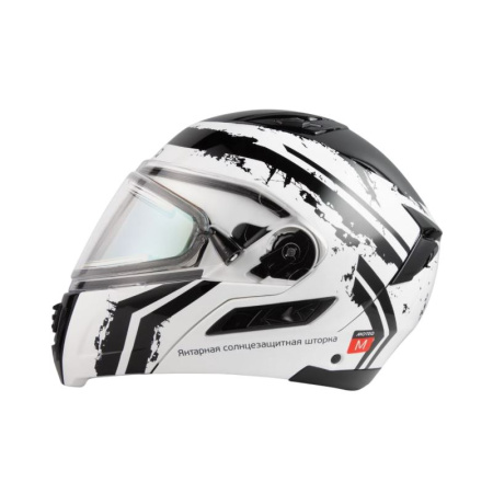 Moteq Шлем снегоходный SubZero FrostPro белый/черный