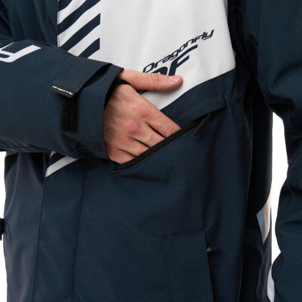 Dragonfly Плащ зимний Race Coat Man 2025 Black - White