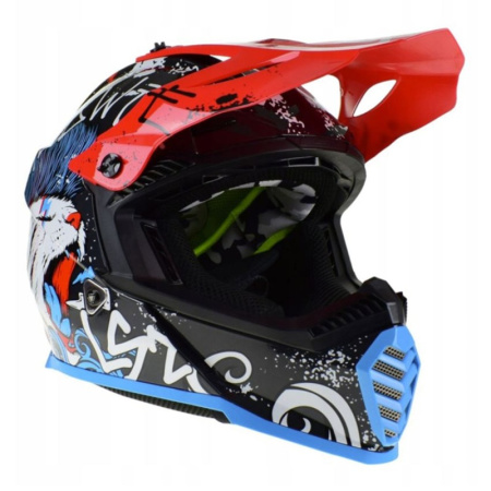 LS2 Шлем MX437 Fast II Mini Starmaw черный