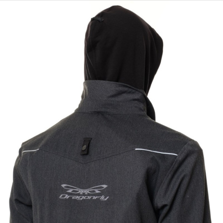 Dragonfly Моторубашка Streetfighter Graphite с защитой 2024