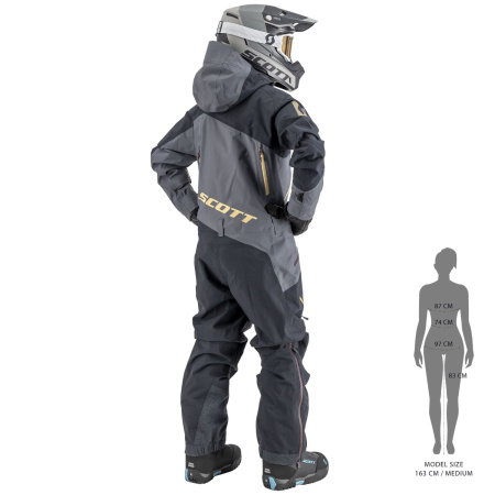 SCOTT Комбинезон женский DS Shell Dryo black/warm beige