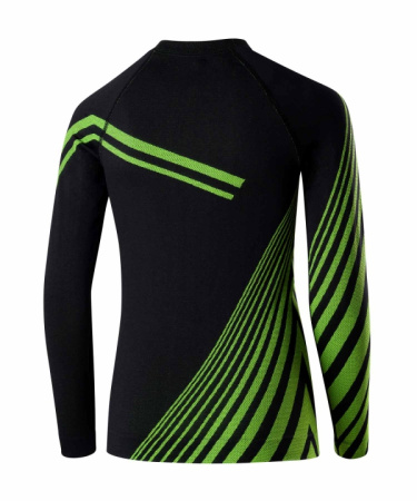 Brubeck Комплект для юноши Dry Junior черный/неон