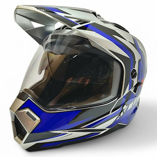 AiM Шлем JK802S Blue/Grey/Black