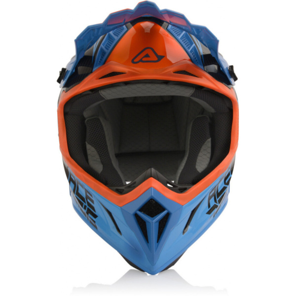 Acerbis Шлем Steel Carbon Orange/Blue