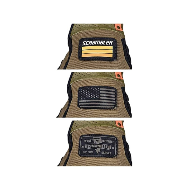 Five Перчатки Scrambler хаки/черные