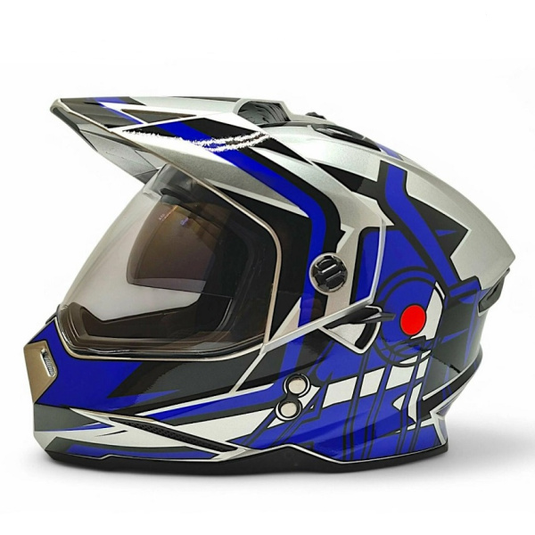 AiM Шлем JK802S Blue/Grey/Black