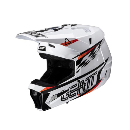 Leatt Шлем кроссовый детский Helmet Kit Moto 3.5 Jr V25 White