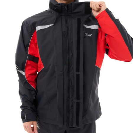 Dragonfly Дождевая куртка Evo Black - Red (мембрана) 2025