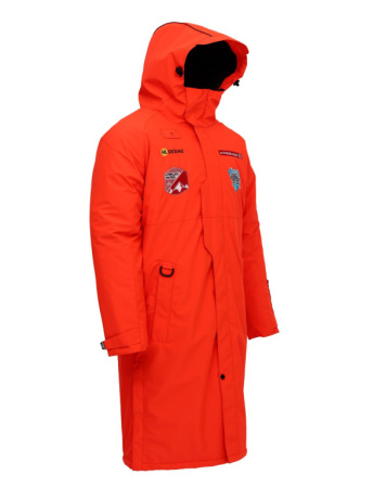 Hyperlook Теплый горнолыжный плащ Cave алый