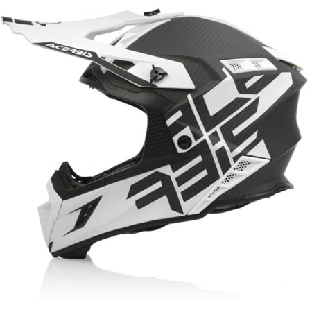 Acerbis Шлем Steel Carbon White/Black