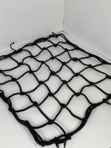 Scout сетка на багажник 40*40 Черная Крючки металл