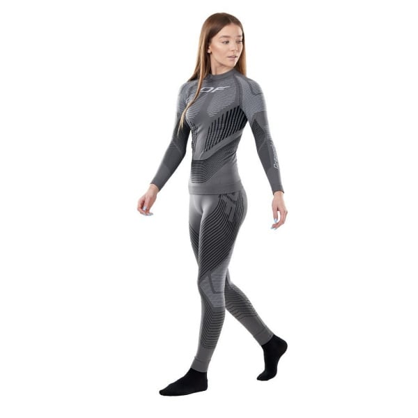 Dragonfly Термофутболка DF 3DTHERMO GREY с длинным рукавом Woman