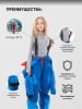 Dragonfly Зимний утепленный комбинезон DF Teenager Gravity Blue-Red