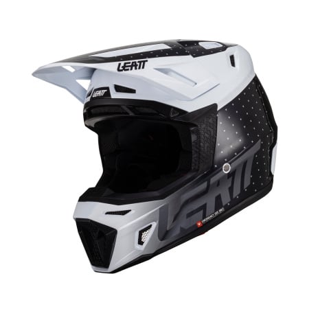 Leatt Мотошлем Moto 8.5 Kit Black/White (2024)