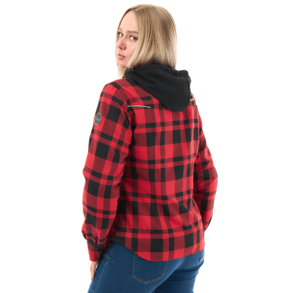 Dragonfly Моторубашка Streetfighter Woman Red с защитой 2025