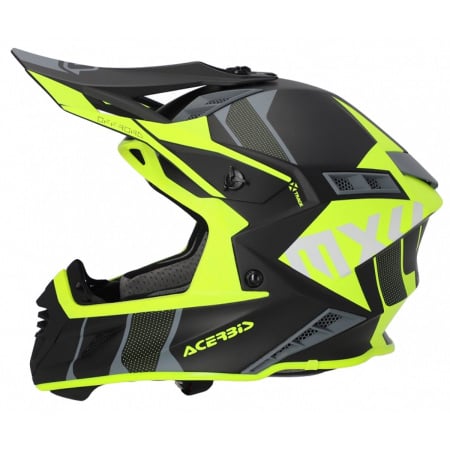 Acerbis Шлем кроссовый X-Track 22-06 Black/Fluo-Yellow