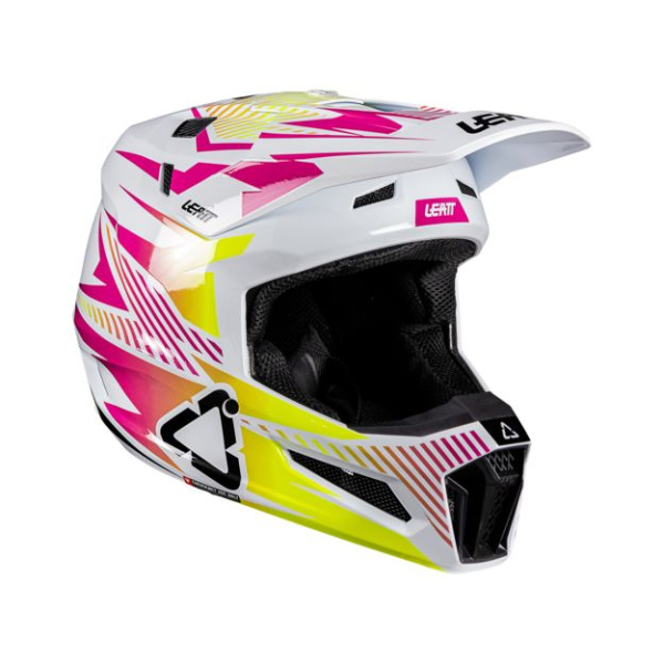 Leatt Шлем кроссовый 3.5 V26 Storm Pink + очки Vizion 3.5