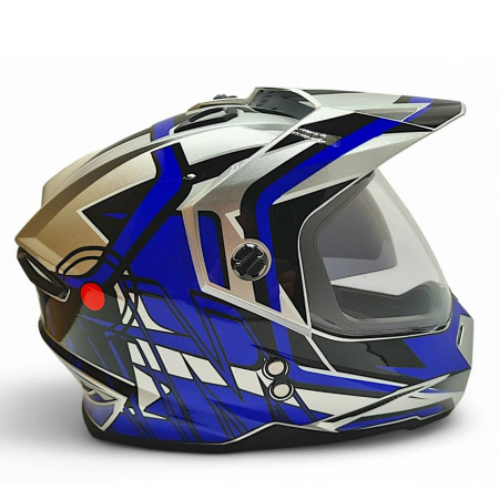 AiM Шлем JK802S Blue/Grey/Black