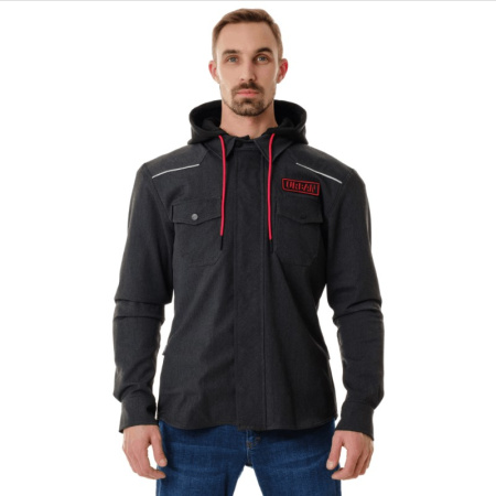 Dragonfly Моторубашка Streetfighter Graphite с защитой 2024