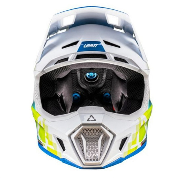 Leatt Шлем кроссовый  7.5 V26 Pixel Blue + очки Velocity 4.5