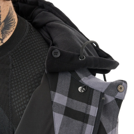 Dragonfly Моторубашка Streetfighter Grey с защитой 2025