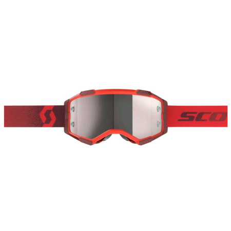 Scott Очки Fury red/silver chrome works