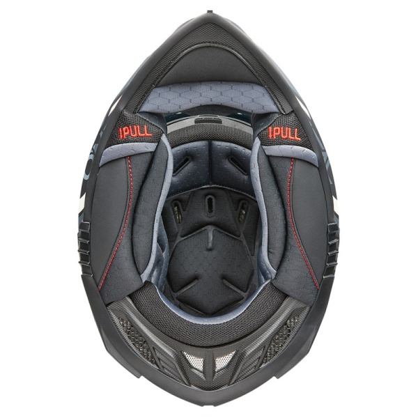 Oneal Шлем кроссовый со стеклом A-SRS Spike красный/черный