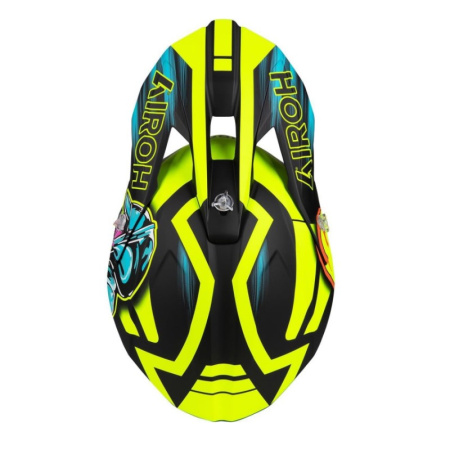 Airoh Мотошлем Wraaap Cyber Yellow Matt