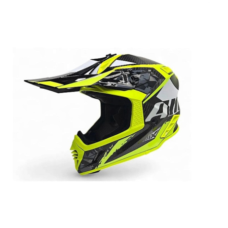 AiM Шлем RH855 Carbon Terrain Black/Yellow