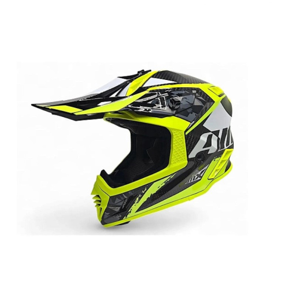 AiM Шлем RH855 Carbon Terrain Black/Yellow