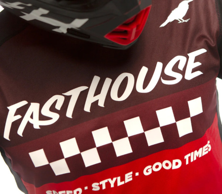 Fasthouse Джерси Grindhouse Red-Black