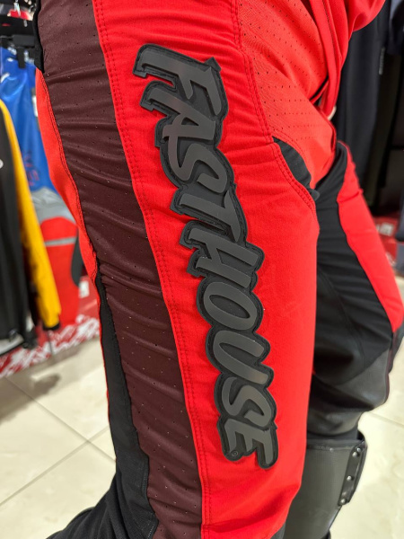 Fasthouse Брюки Grindhouse Pant Red/Black