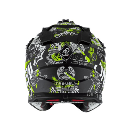 Oneal Шлем Кроссовый 2 Series Youth Attack Черный/Желтый